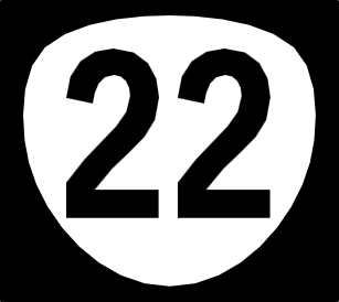 Señal de la Ruta 22 de Oregon