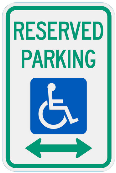 Espacios de estacionamiento para personas con discapacidades