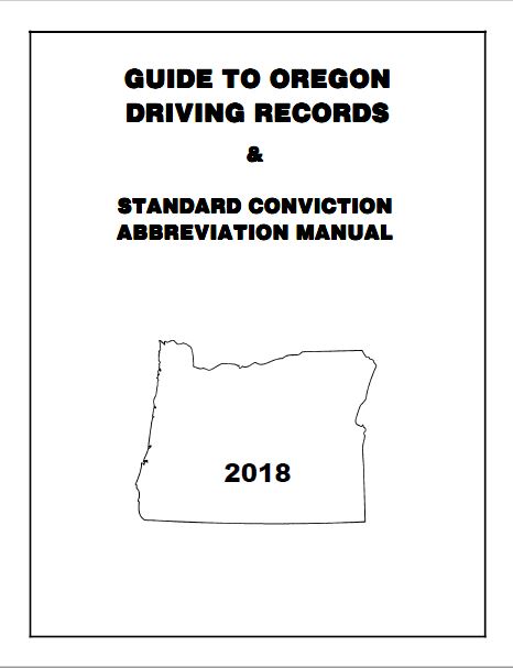 Guide to Oregon Driving Records