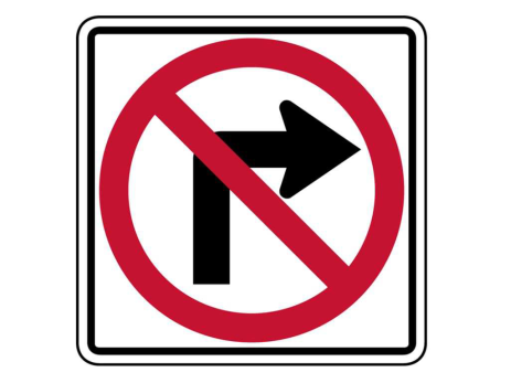 No Right Turn