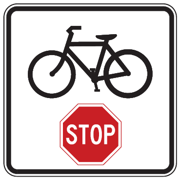 Image - The Bicycle STOP Sign..