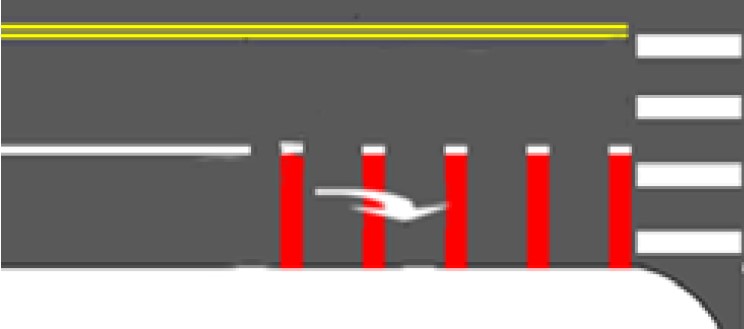 picture of a yield line