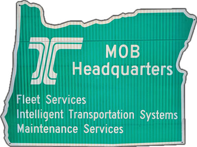 MOB Headquarters sign
