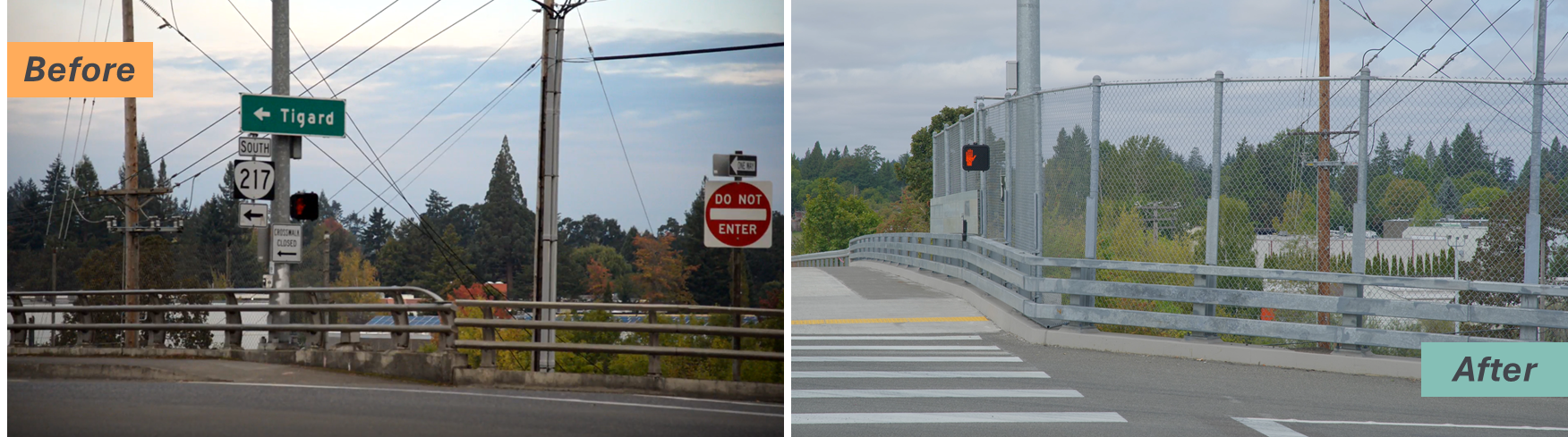 Before and after photos of upgraded fencing and guardrails.png