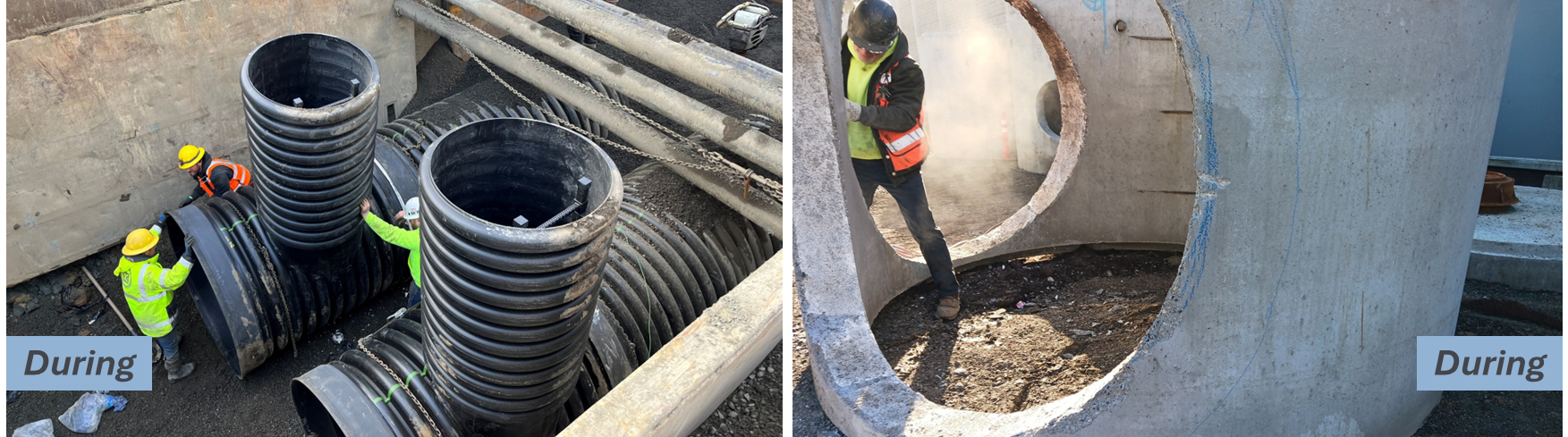 Large diameter drainage pipes being installed.png
