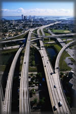 Picture of highway interchange