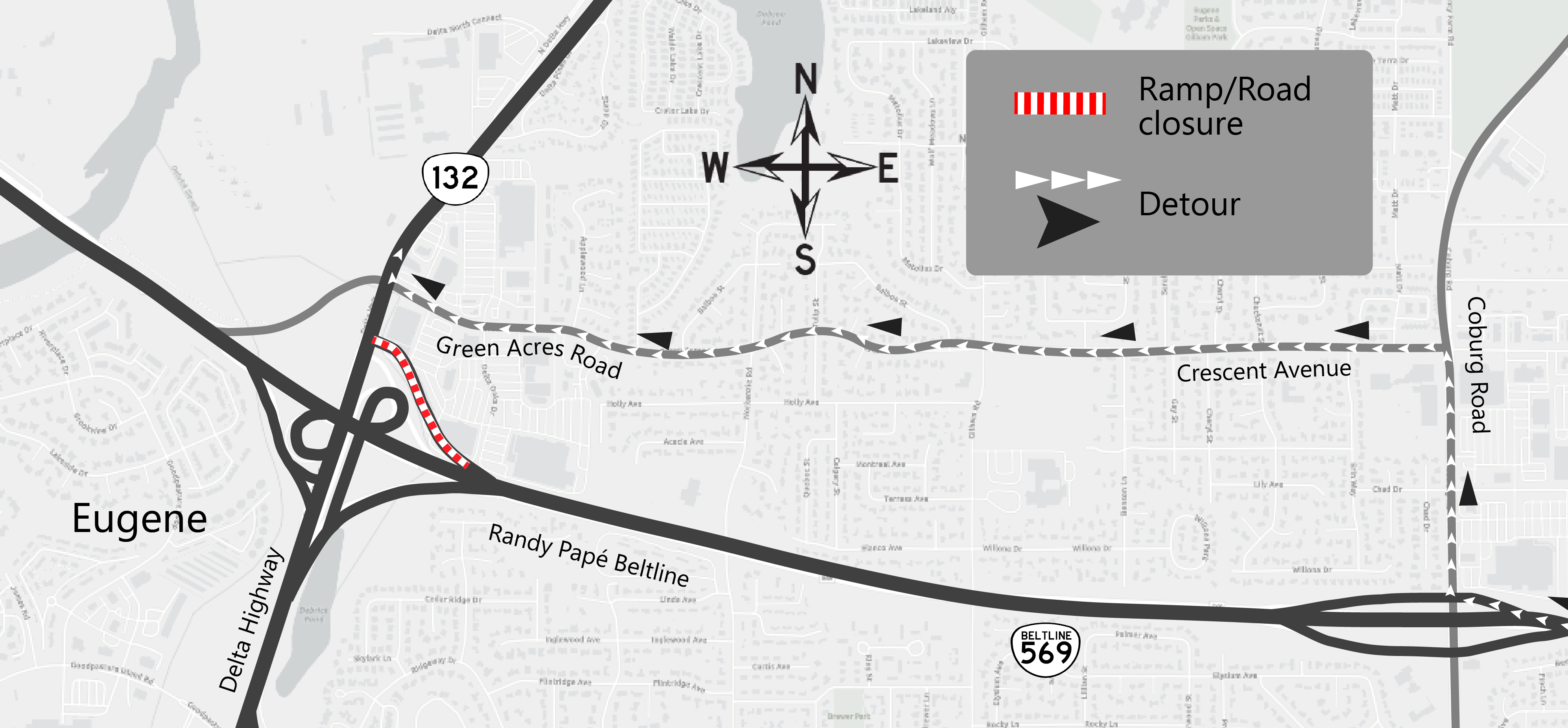 Detour Map