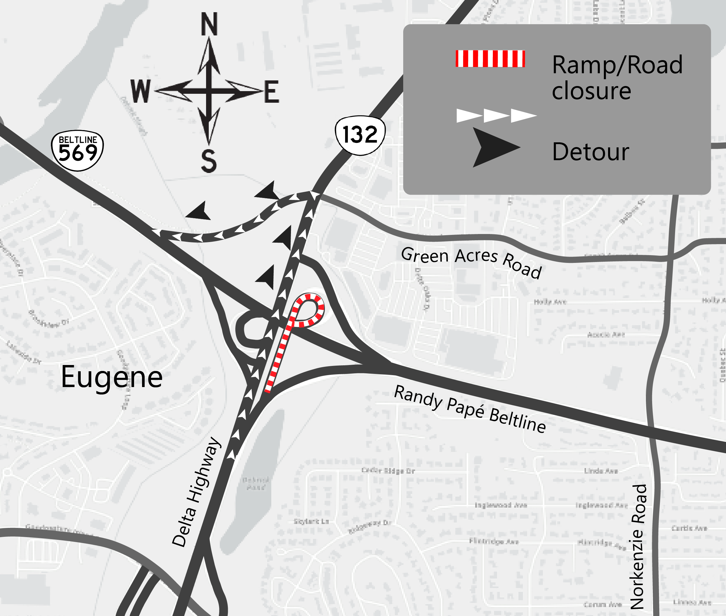 Detour Map