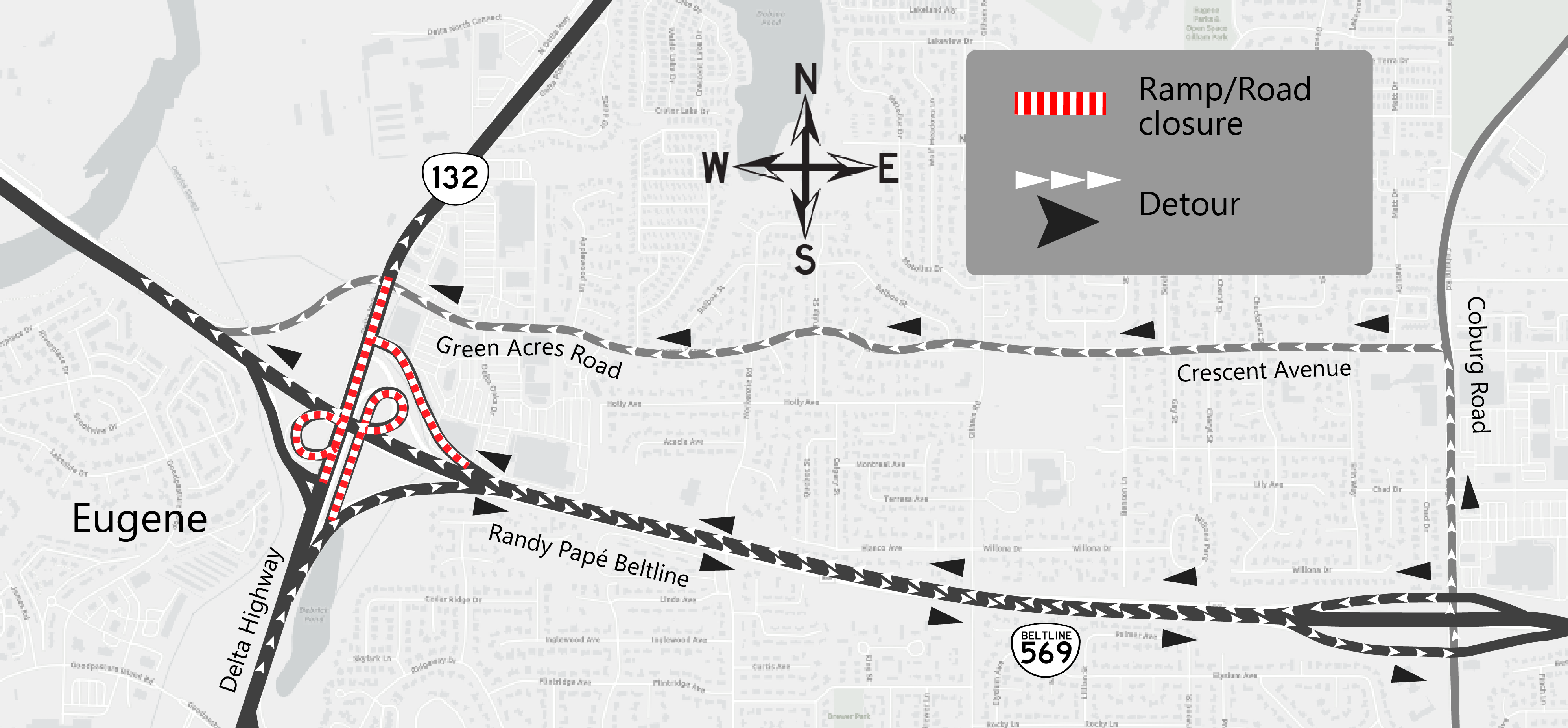 Detour Map