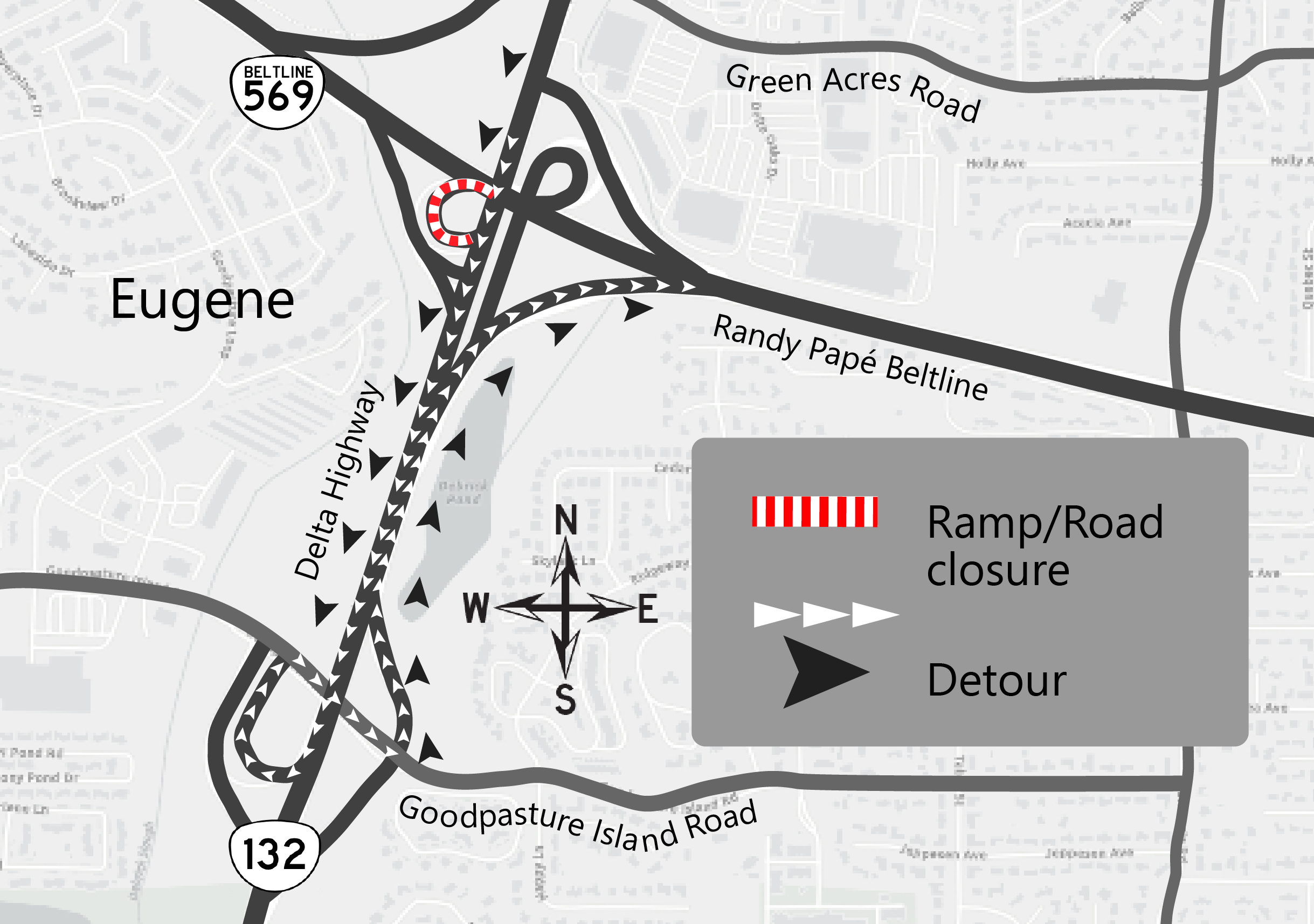 Detour Map