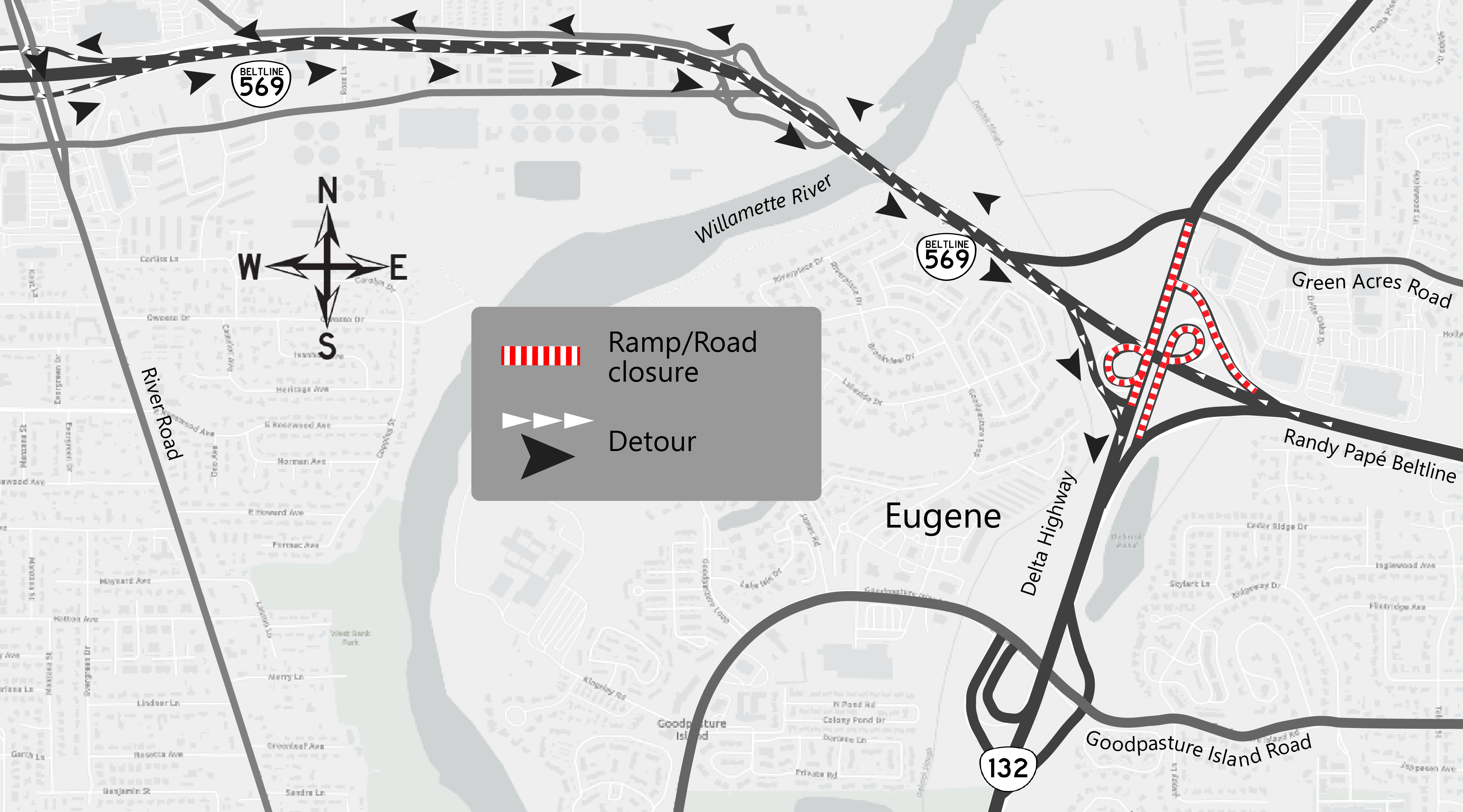 Detour Map