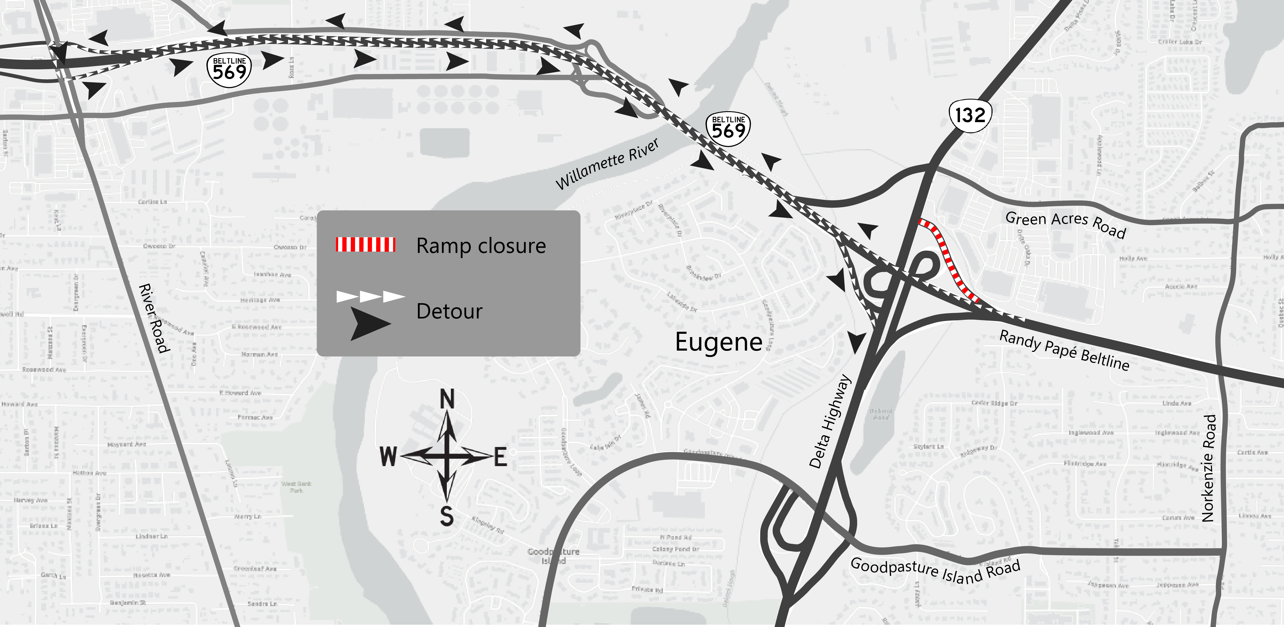 Detour Map