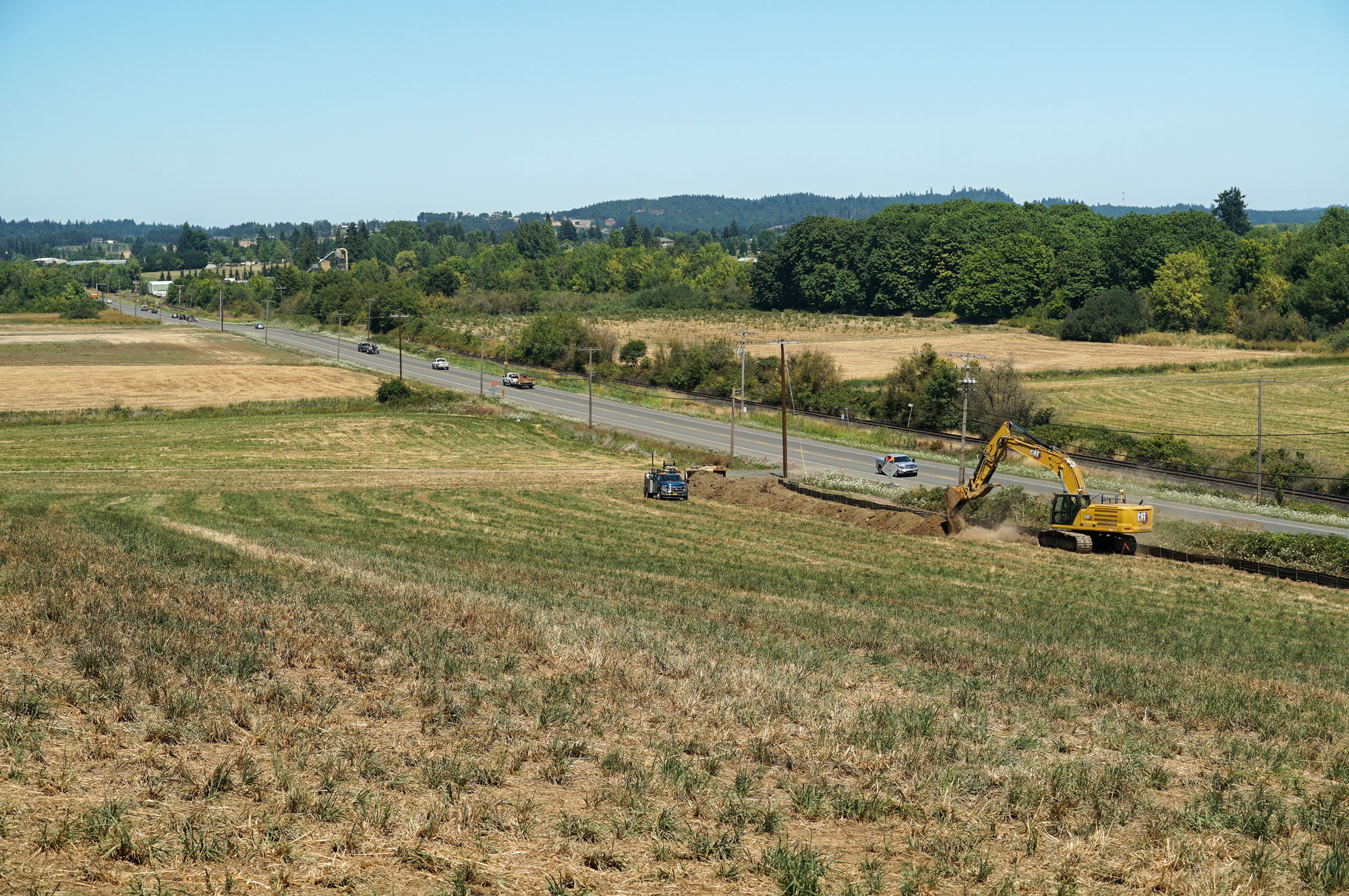 Photo of the west side of OR 99W