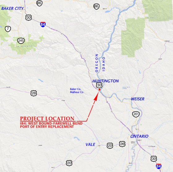 Aerial map of project area.