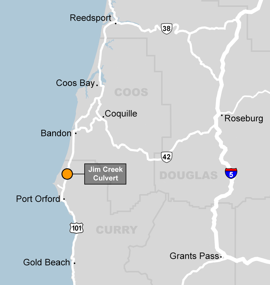 Aerial map of project area.