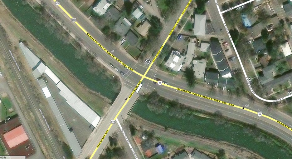 Aerial map of project area.