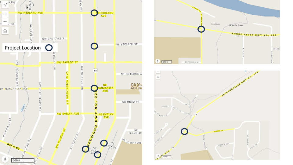 Aerial map of project area.