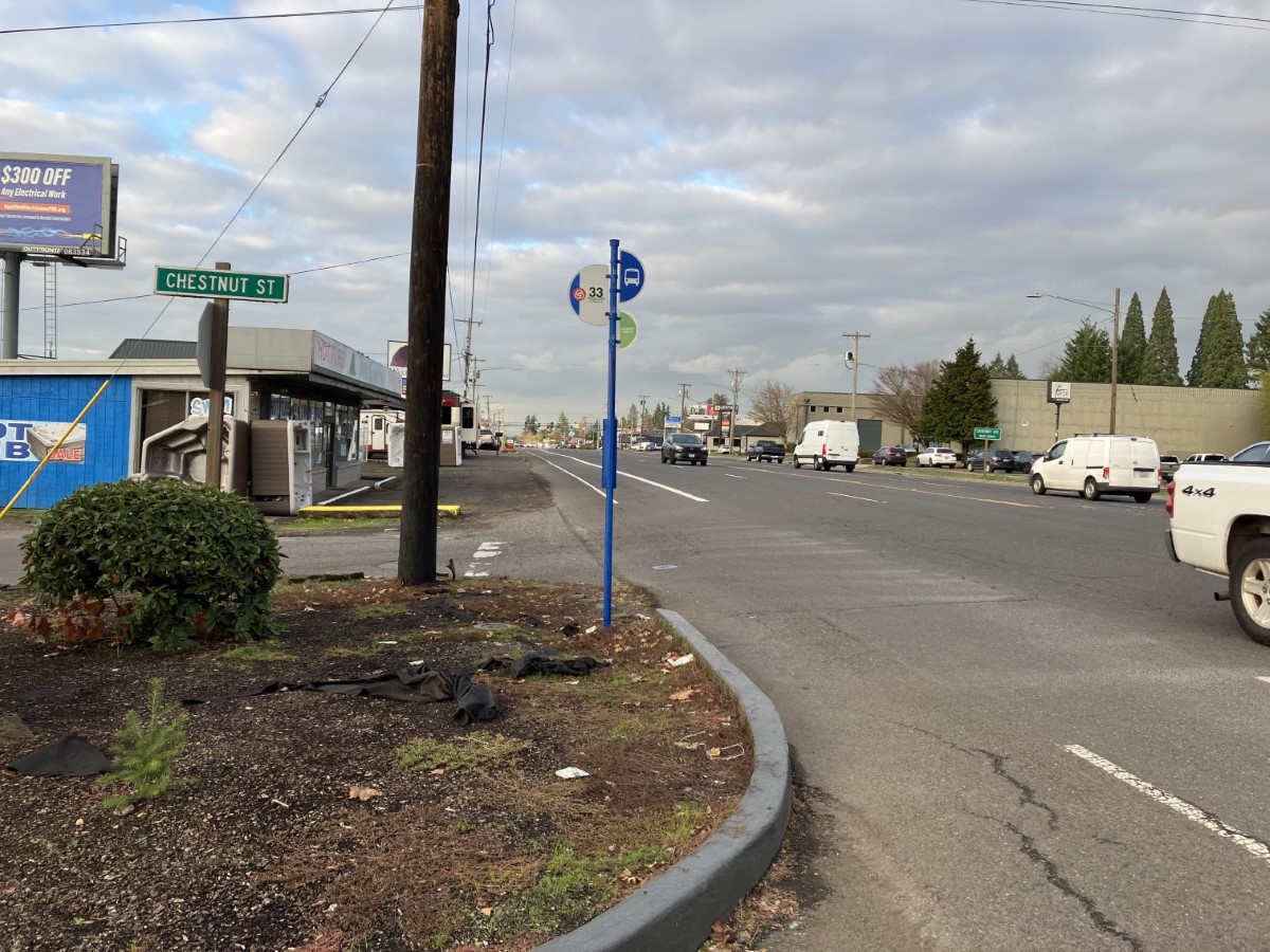 Alternate angle of project site