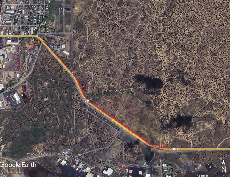 Aerial map of project area.
