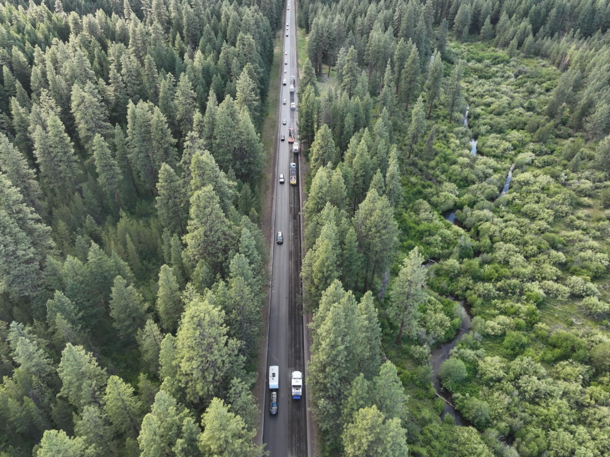 Aerial photo of project area.