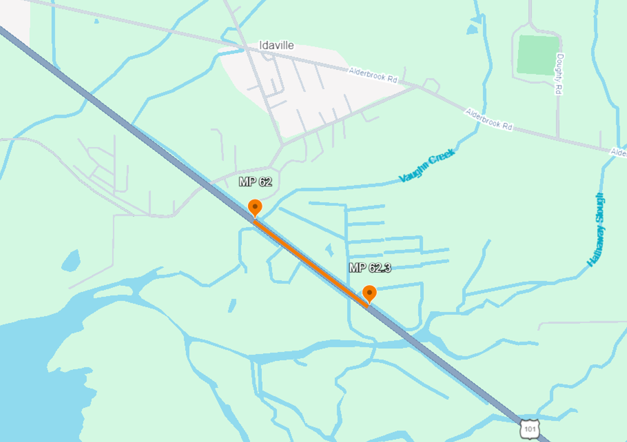 Aerial map of project area.