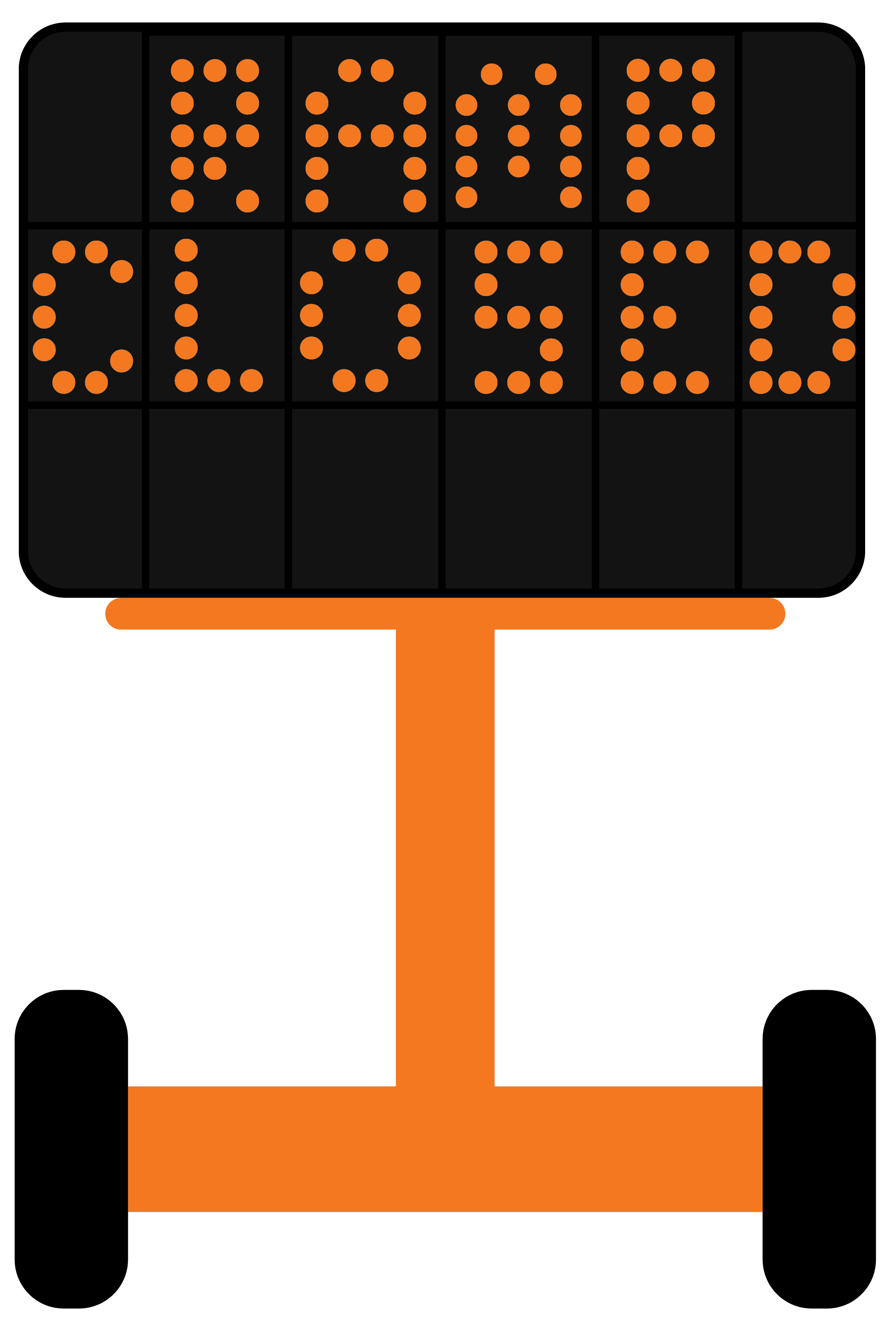 Ramp closed sign