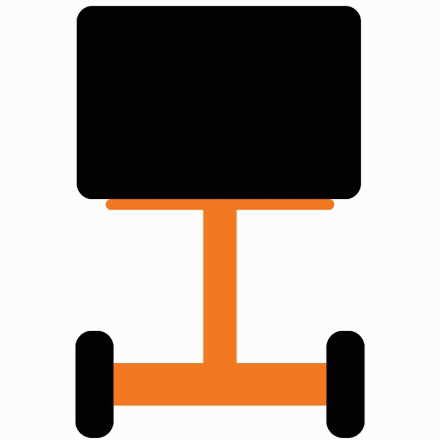 Use caution: road work ahead sign