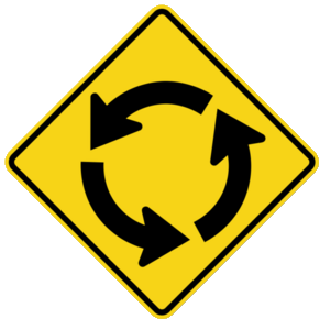 Roundabout Sign