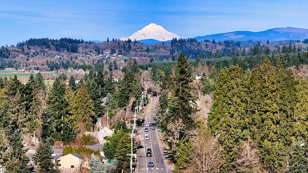 Aerial of Silverton