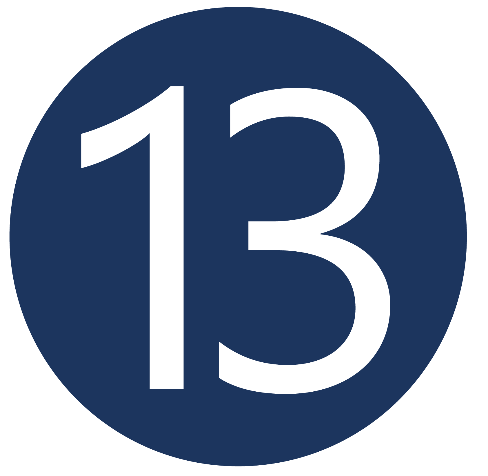 number 13 icon