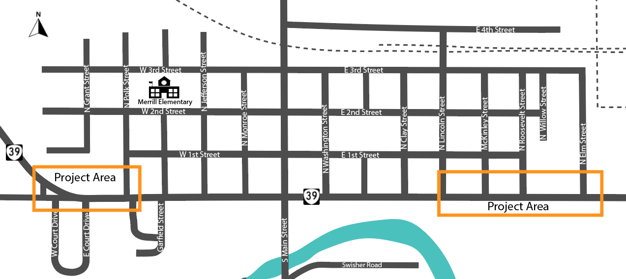 map of project location