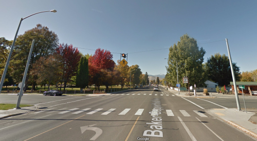 Street view image of OR7 and Grove Street.