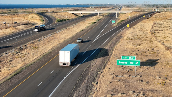 Aerial view of Tower Road