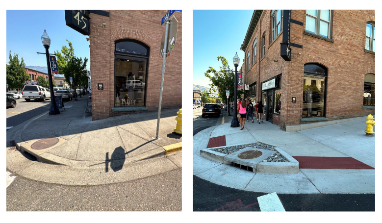 Oak & 3rd Before and after