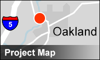 Oakland Bridge project map