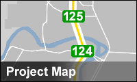 Map of I-5 Roseburg Bottleneck Corridor
