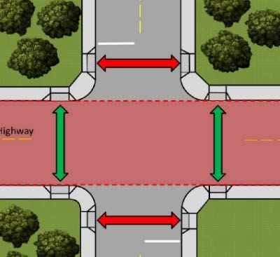 Crosswalk diagram.