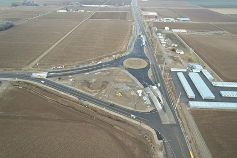 Aerial view of Cairo Junction looking north, Jan. 4, 2024.