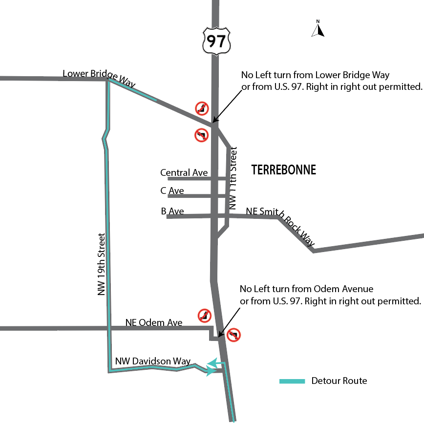Detour Map