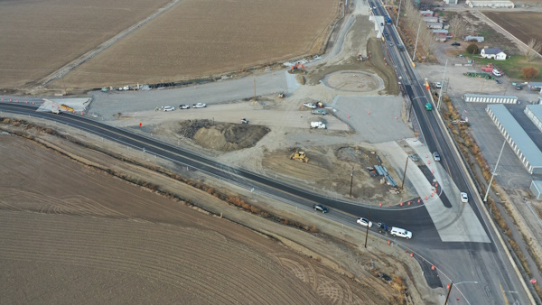 Aerial view of Cairo Junction looking north, Nov. 15, 2023.