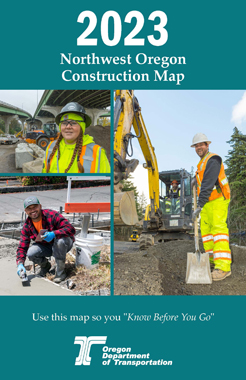 cover of the 2023 Northwest Oregon Construction Map