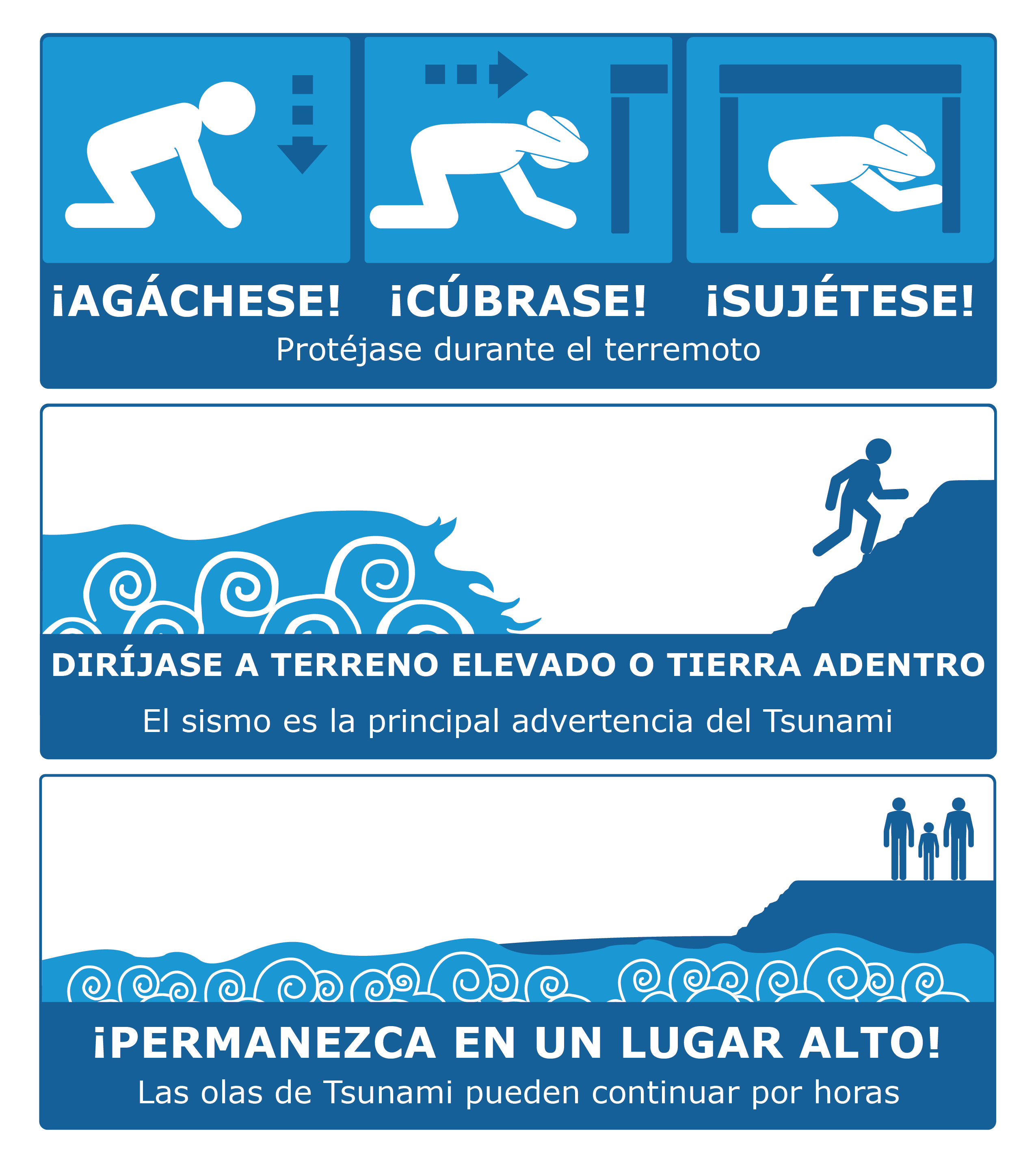 Tsunami graphic Spanish