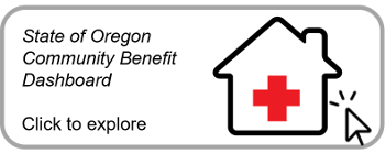 House with red cross symbol