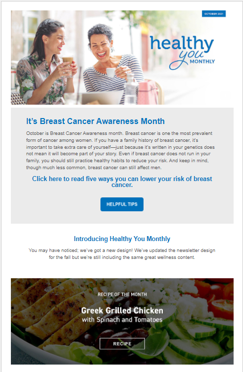 thumbnail image of Healthy You Monthly newsletter