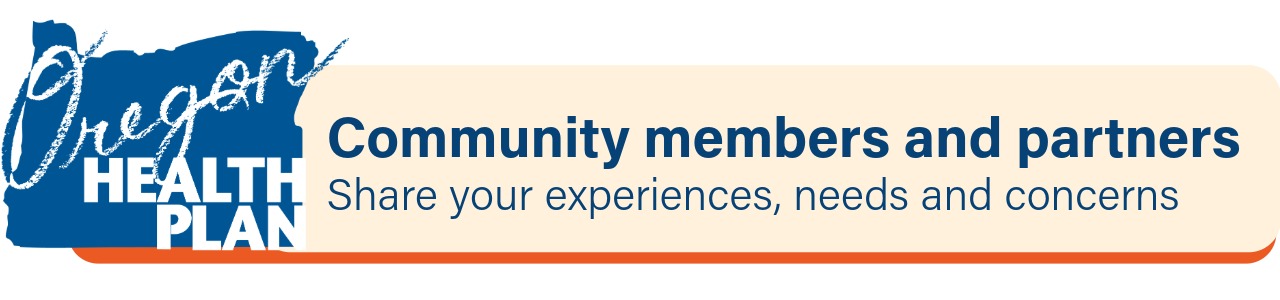 Community members and partners: Share your experiences, needs and concerns