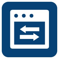 Data interchange icon