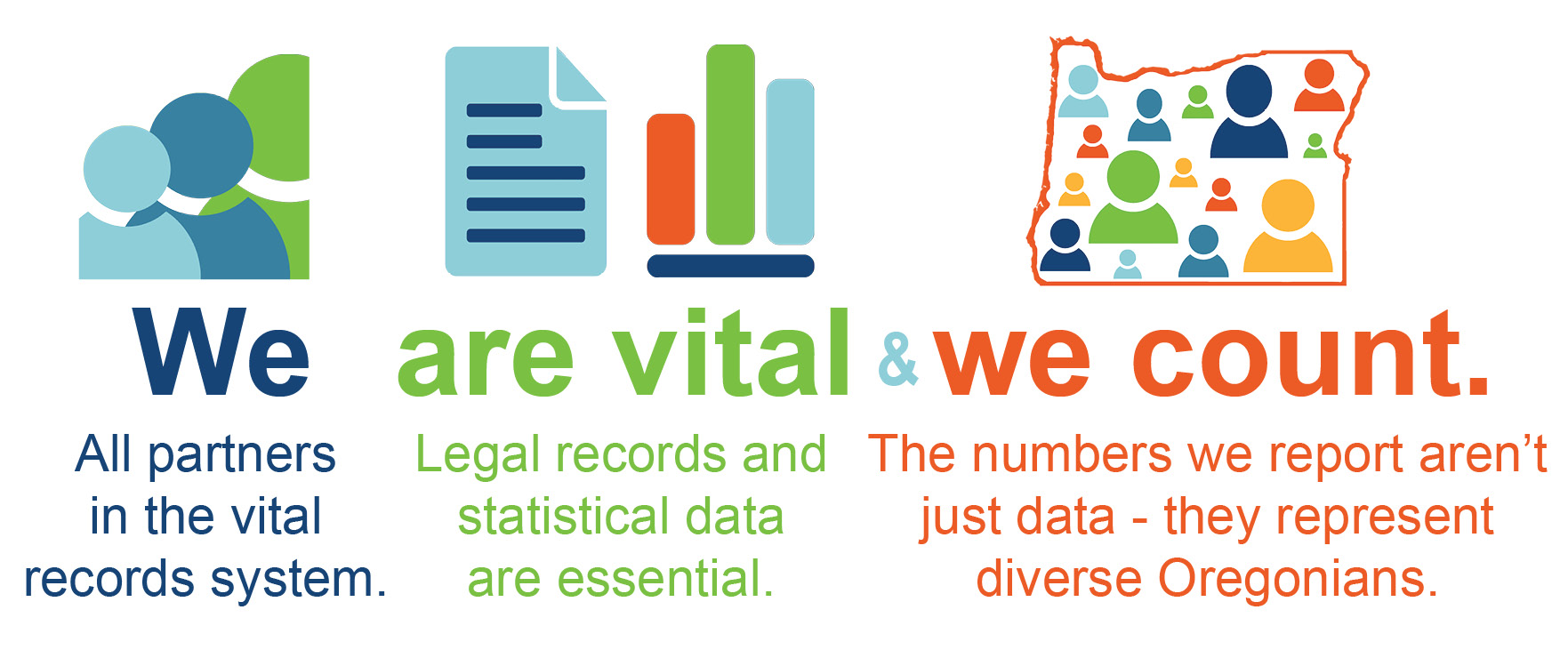 The motto of CHS: "We are vital and we count". 