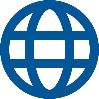 Icon of a globe