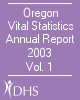 Vital Statistics Annual Report 2003