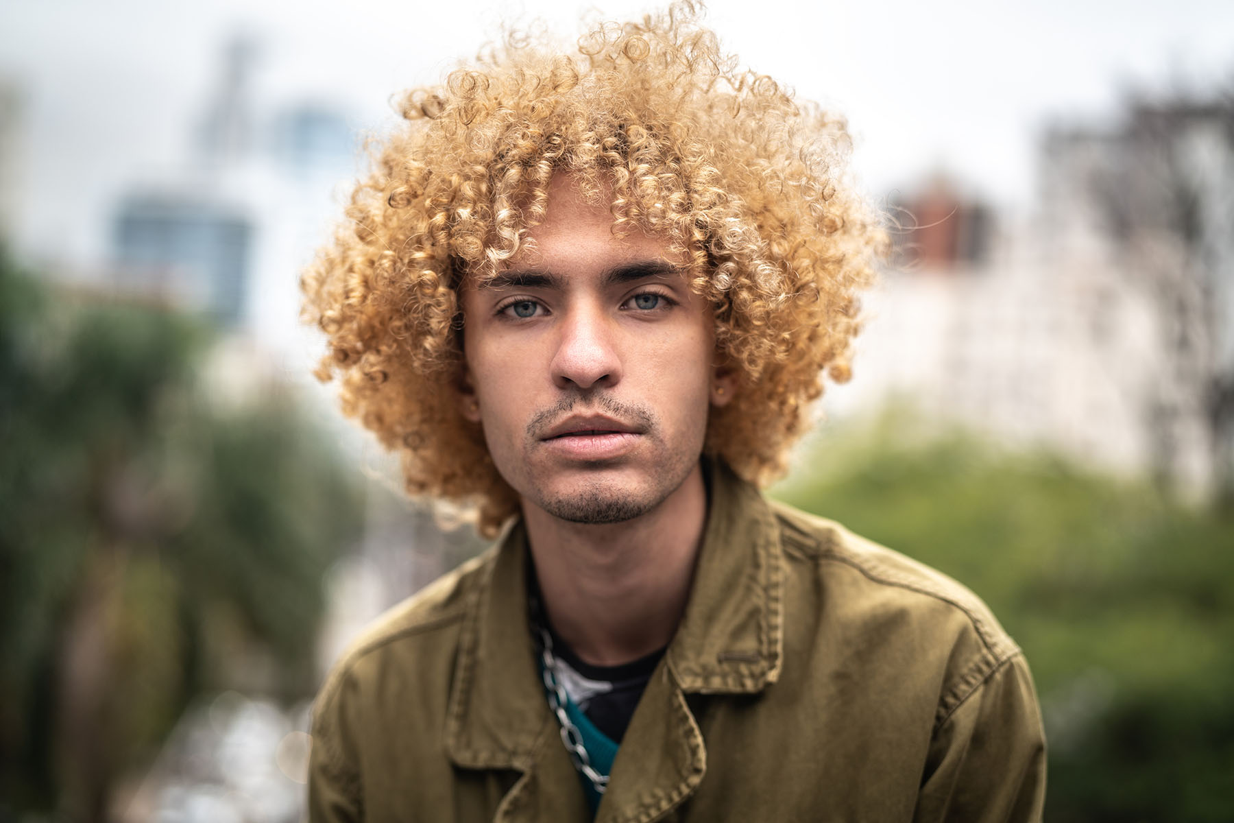 Fashionable Men with Curly Hair Portrait Alternative Lifestyle gay or bisexual men stock pictures, royalty-free photos & images